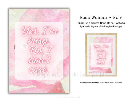 Boss Woman ~ No 6 ~ Sassy Posters by Reimagined Images