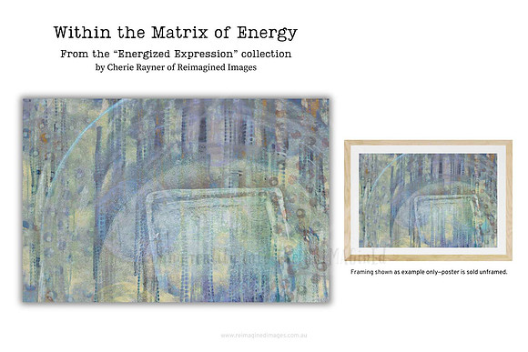 Within the Matrix of Energy - Art Prints for sale, Designed By Reimagined Images