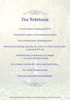The Notebook Wedding Photography Package- Mid North Coast