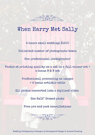 When Harry Met Sally Wedding Photography Package - Mid North Coast