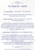 Up size your Wedding Photography Packages - Mid North Coast