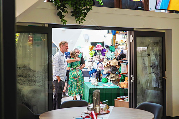 A moment captured from Billabong Zoo with business members at the Christmas party