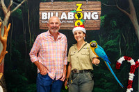 A moment captured from Billabong Zoo with business members at the Christmas party