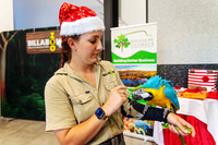 A moment captured from Billabong Zoo with business members at the Christmas party