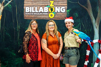 A moment captured from Billabong Zoo with business members at the Christmas party
