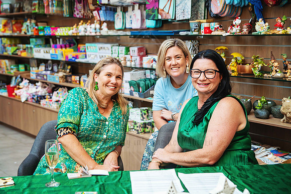 A moment captured from Billabong Zoo with business members at the Christmas party