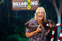 A moment captured from Billabong Zoo with business members at the Christmas party