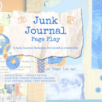 junk journal page play Port Macquarie Craft Class Reimagined images $65 per person