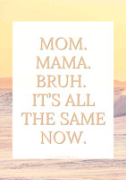 Motherhood Poster - coastal 1