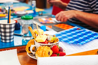 Colourful craft materials and refreshments at The Papery.
