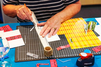 Making colourful handmade gift tags using paper and simple crafting techniques.