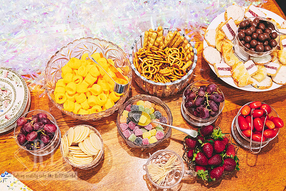 Fruit and refreshments prepared for workshop guests.