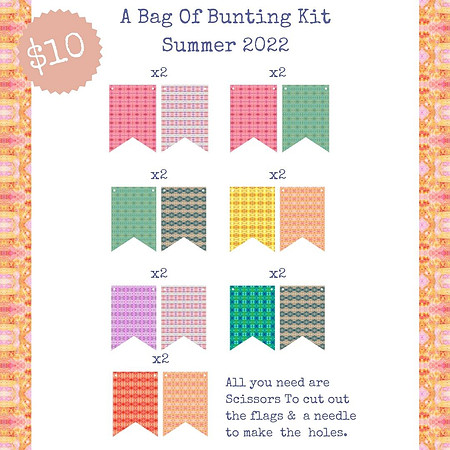 Summer 22 Bag Of Bunting Kits