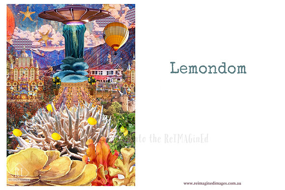 Lemondom - A DIY Collage Fodder Kit
