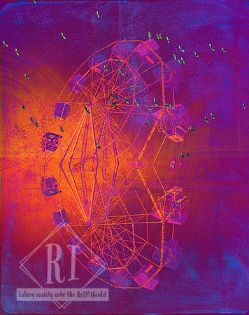 Pop Goes The Cycle - Art Prints for sale, Designed By Reimagined Images