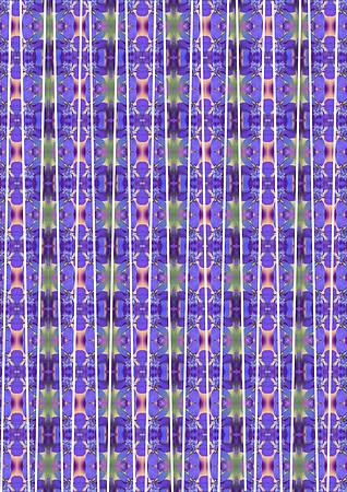 Vivid Violet Small Bead Template, Spring Palette