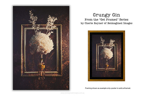 Grungy Gin Boho Gin by Cherie Morton