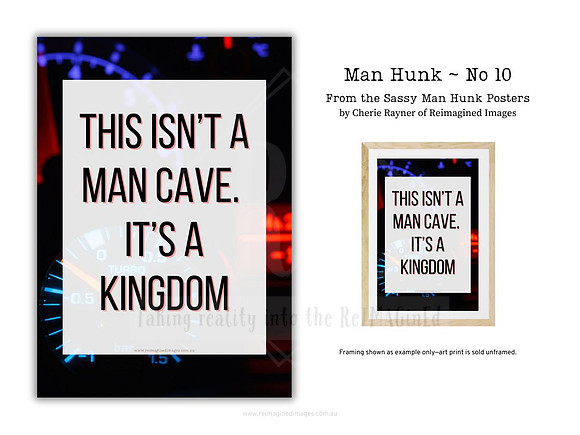 Man Hunk ~ No 10 ~ Sassy Posters by Reimagined Images