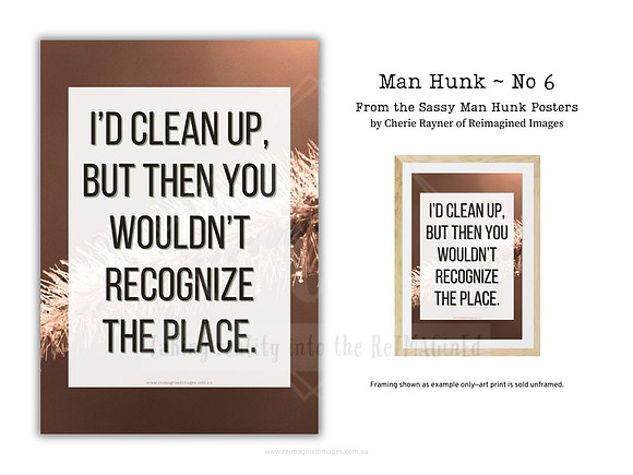 Man Hunk ~ No 6 ~ Sassy Posters by Reimagined Images