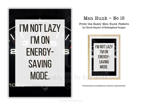 Man Hunk ~ No 18 ~ Sassy Posters by Reimagined Images
