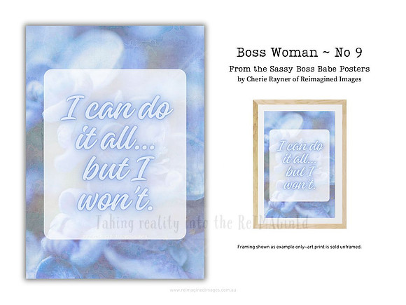 Boss Woman ~ No 9 ~ Sassy Posters by Reimagined Images