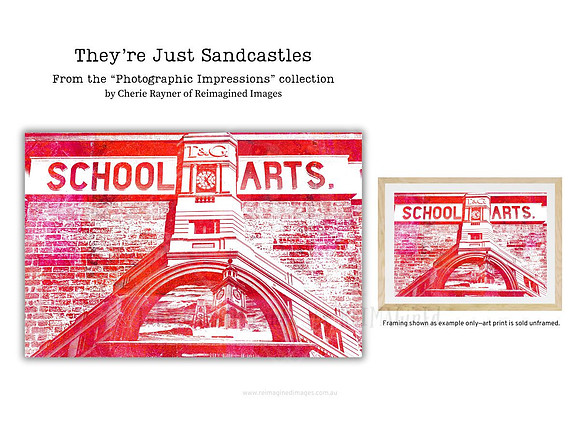 They're Just Sandcastles - Art For Sale - Reimagined Images