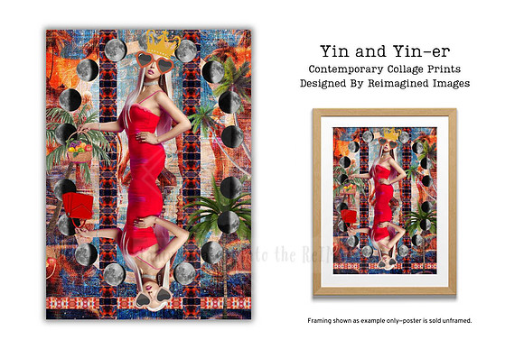 Yin and Yin-er - Collage Print For Sale - Reimagined Images