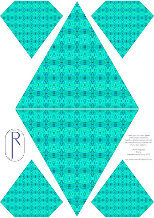 Aqua Moments  Bunting