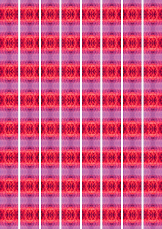Raspberry Sorbet Barrel Bead Template, Summer 21/22 Palette