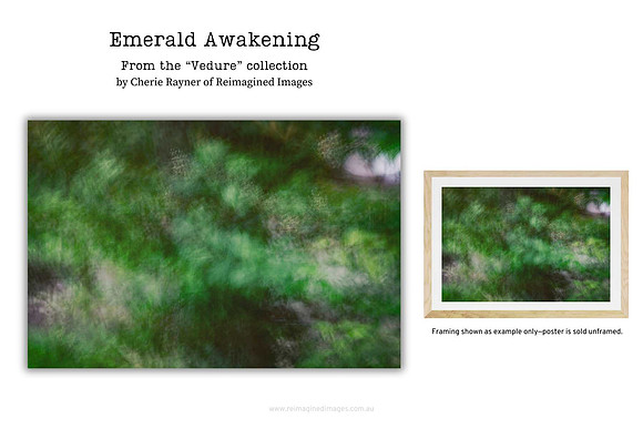 Emerald Awakening - Art Prints for sale, Designed By Reimagined Images