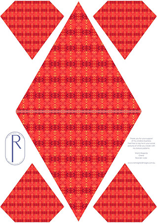 Red Robin - Bunting Template