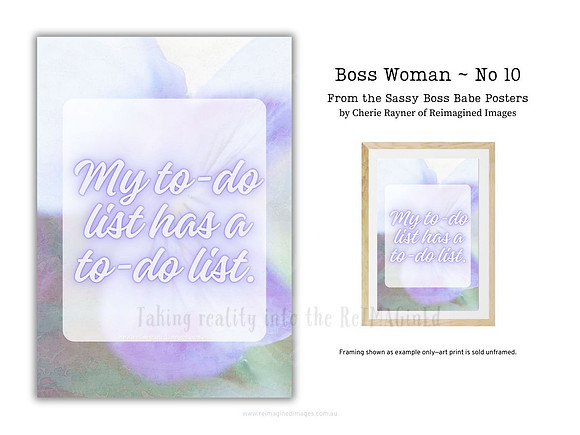 Boss Woman ~ No 10 ~ Sassy Posters by Reimagined Images