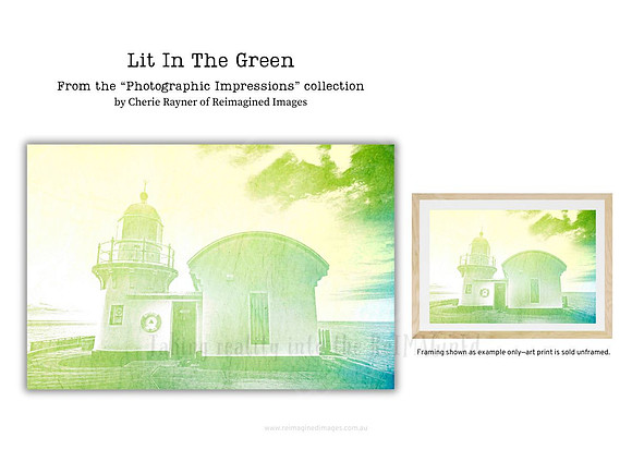 Lit In The Green - Art For Sale - Reimagined Images
