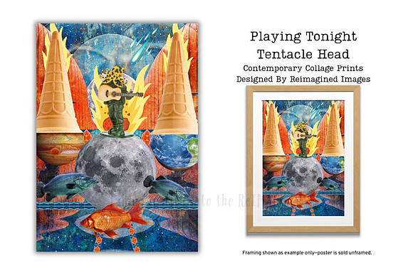 Playing Tonight Tentacle Head by Reimagined Images