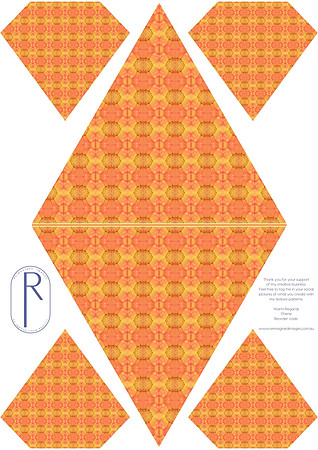 Citrus Bliss - Bunting Template
