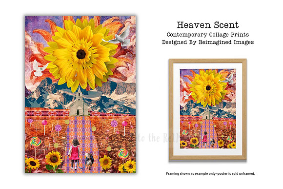Heaven Scent - Collage Print For Sale - Reimagined Images