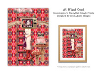 At What Cost - Contemporary Tradigital Collage Prints for sale, Designed By Reimagined Images